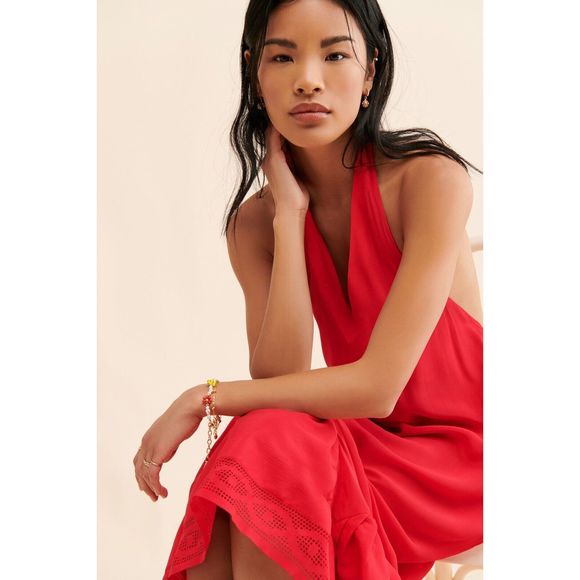 Free People Red Maxi Dress - Picture 4 of 7